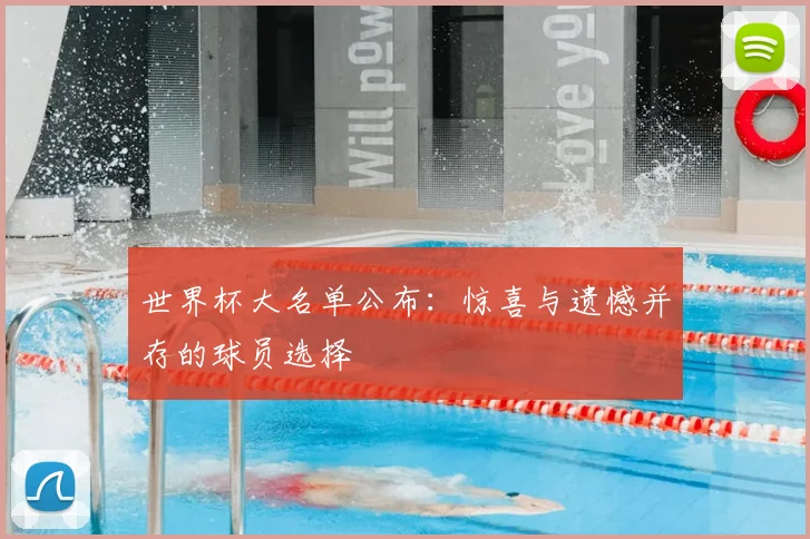 世界杯大名单公布:惊喜与遗憾并存的球员选择