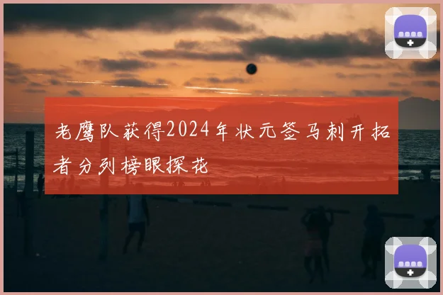 老鹰队获得2024年状元签马刺开拓者分列榜眼探花