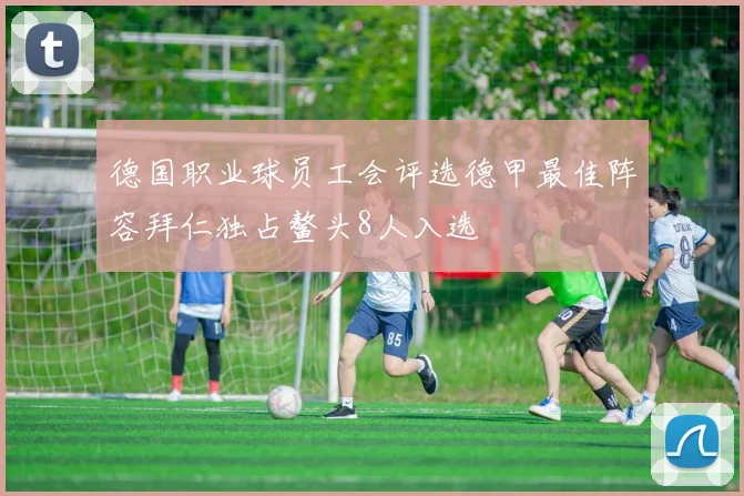 德国职业球员工会评选德甲最佳阵容拜仁独占鳌头8人入选